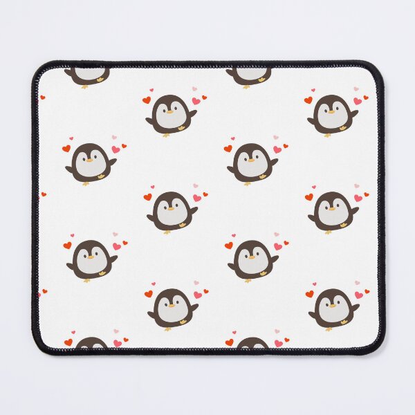 Item preview, Cute Penguin Waving With Floating Hearts designed and sold by IN Tales.