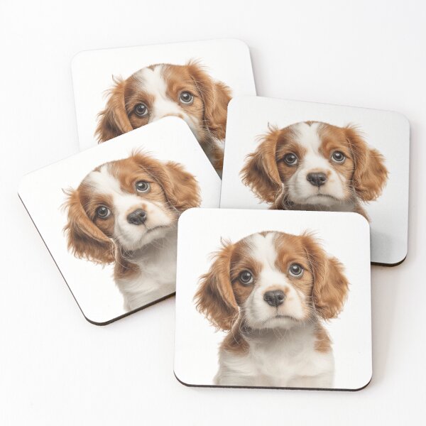 Item preview, Adorable English Toy Spaniel puppy for Cute King Charles Spaniel puppy lovers designed and sold by LazyOwlStore.