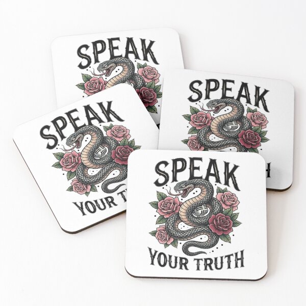 Item preview, Snake with Roses Speak Your Truth designed and sold by Ahmedsyde.