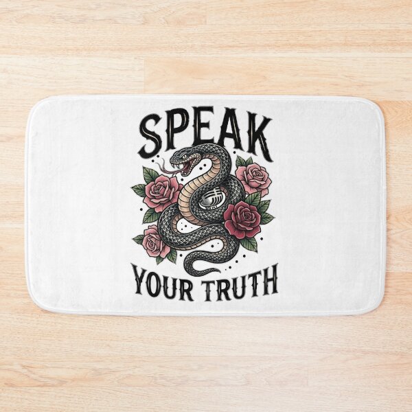 Item preview, Snake with Roses Speak Your Truth designed and sold by Ahmedsyde.
