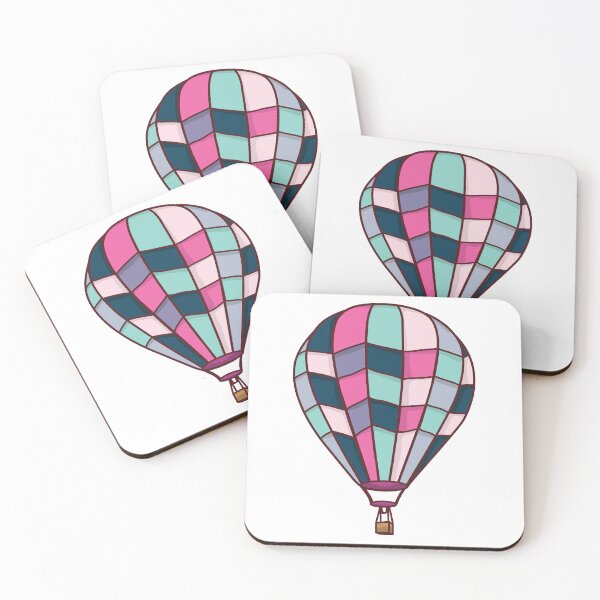 Item preview, Hot Air Balloon Art — Whimsical Stained Glass Design for Nursery Decor, Travel Lovers & Adventure Gifts designed and sold by Mrsmauve.
