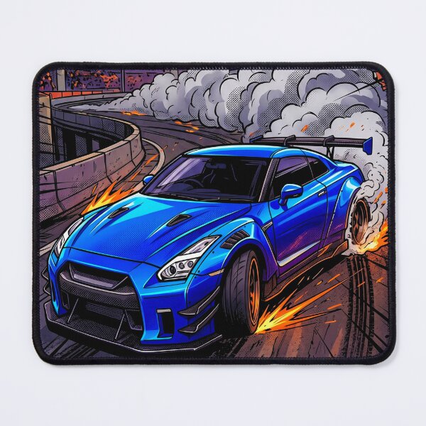 Item preview, Pop Art Japanese Sports Car Drifting Graphic For Petrolheads designed and sold by RevUpDesign.