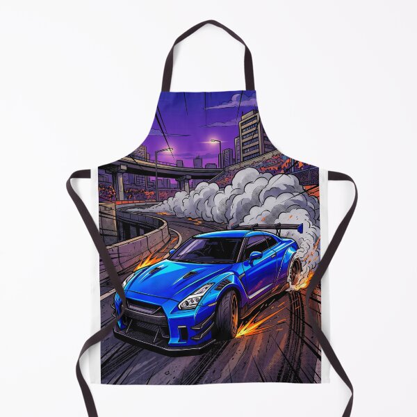 Item preview, Pop Art Japanese Sports Car Drifting Graphic For Petrolheads designed and sold by RevUpDesign.