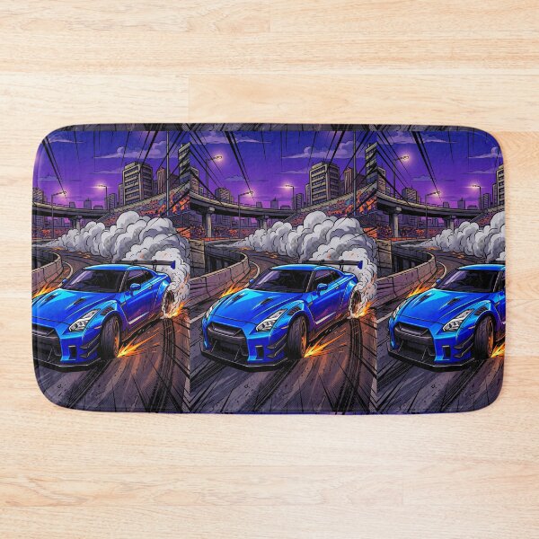 Item preview, Pop Art Japanese Sports Car Drifting Graphic For Petrolheads designed and sold by RevUpDesign.