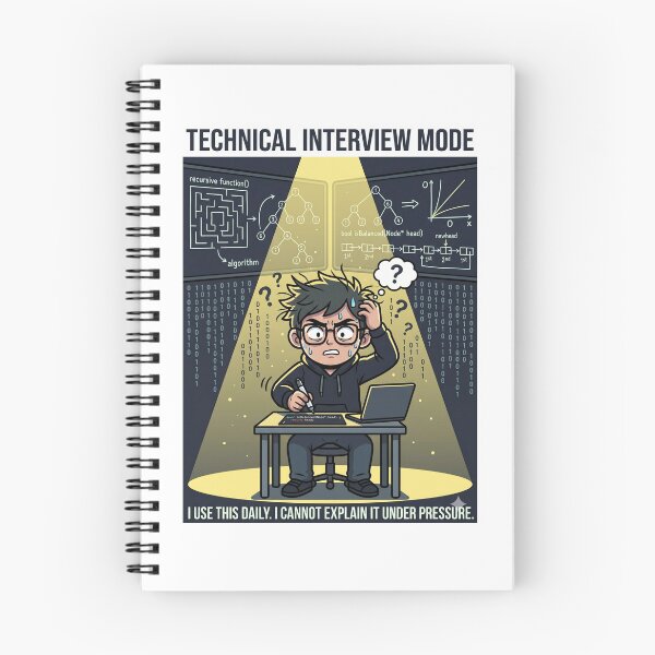 Item preview, Technical Interview Mode designed and sold by IntrovertEngineer11.