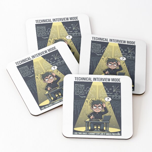 Item preview, Technical Interview Mode designed and sold by IntrovertEngineer11.