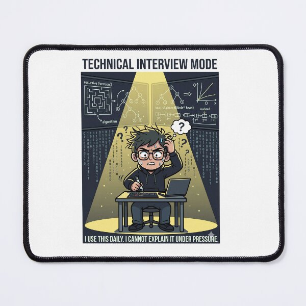 Item preview, Technical Interview Mode designed and sold by IntrovertEngineer11.