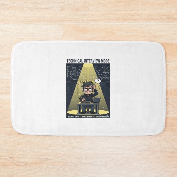 Item preview, Technical Interview Mode designed and sold by IntrovertEngineer11.