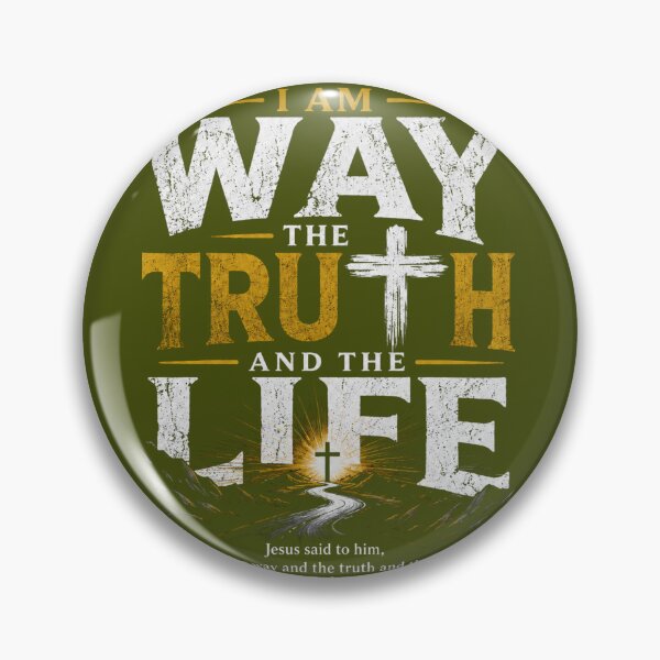 Item preview, I Am The Way The Truth And The Life Christian quotes design  designed and sold by Jesusloverbrand.