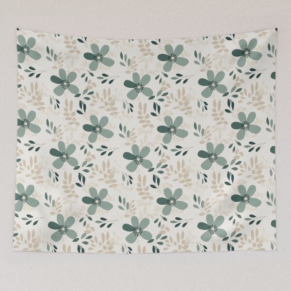 Item preview, Earthy Neutral Boho Floral Pattern designed and sold by PetalandPixal.