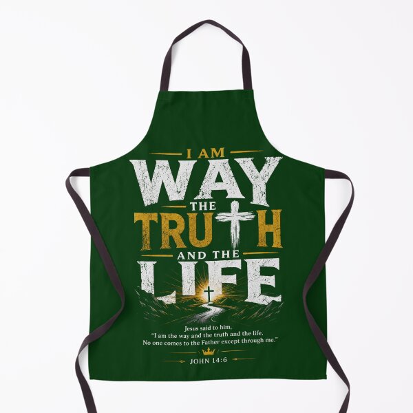 Item preview, I Am The Way The Truth And The Life Christian quotes design designed and sold by Jesusloverbrand.