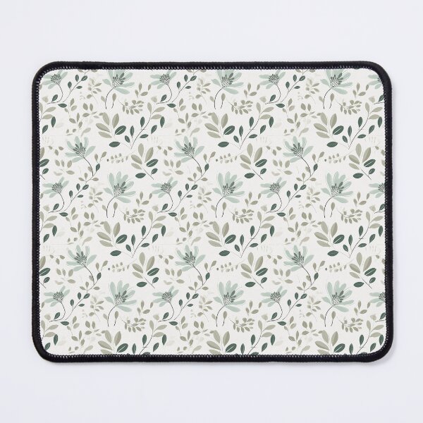 Item preview, Modern Silver Green Boho Floral designed and sold by PetalandPixal.