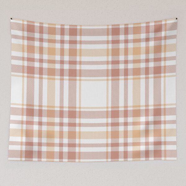 Item preview, Soft Beige Plaid Seamless Pattern with Neutral Check Design designed and sold by PowerAntShop.