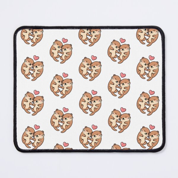 Item preview, Two Otters Holding Hands With Heart designed and sold by IN Tales.