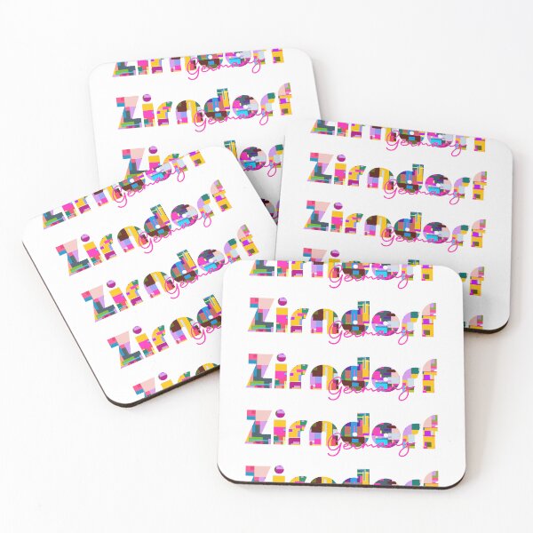 Item preview, Zirndorf, Germany, Vibrant Abstract City Typography Art designed and sold by Wanderful-roads.