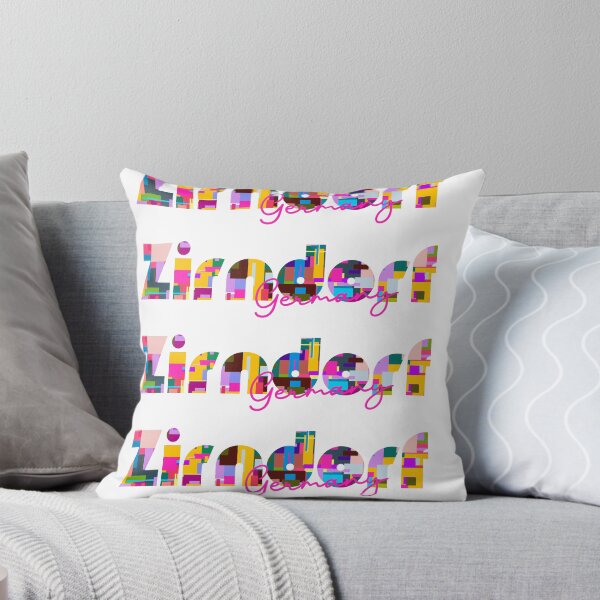 Item preview, Zirndorf, Germany, Vibrant Abstract City Typography Art designed and sold by Wanderful-roads.