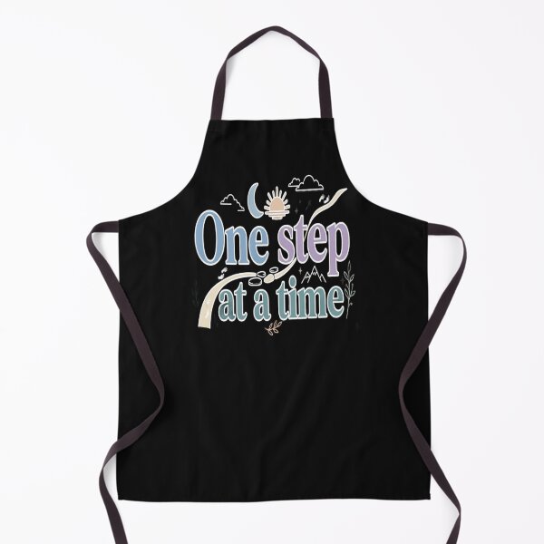 Item preview, One Step At A Time Mental Health Recovery Motivation Women Healing Quote Shirt Design designed and sold by Soft Strength Studio.
