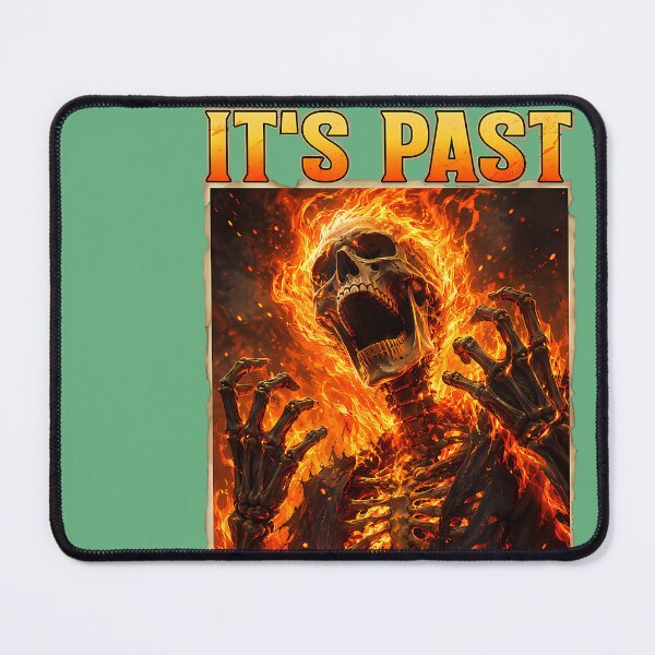 Item preview, Its Past My Bedtime Ironic Skeleton Tired Adult Sleepy Mood designed and sold by MacosLucia.