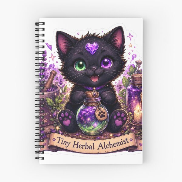 Item preview, ✨ Tiny Herbal Alchemist designed and sold by Potions-and-Paw.