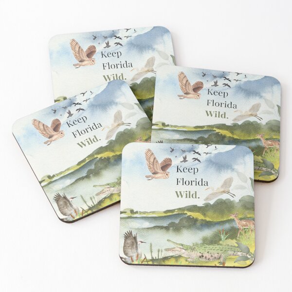 Item preview, Keep Florida Wild designed and sold by Art by Lindsay G..