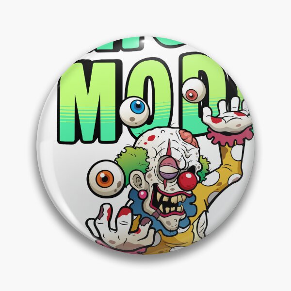 Item preview, Ghost Mode Creepy Zombie Clown T-Shirt designed and sold by GraphixByHub.