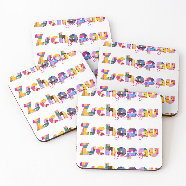 Item preview, Zschopau, Germany, Vibrant Abstract City Typography Art designed and sold by Wanderful-roads.
