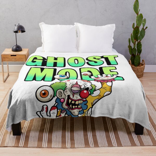 Item preview, Ghost Mode Creepy Zombie Clown T-Shirt designed and sold by GraphixByHub.