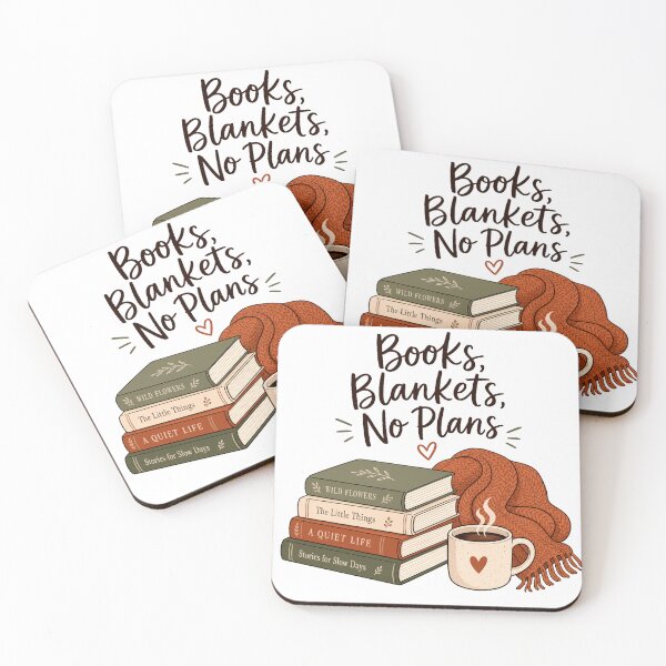 Item preview, Books Blankets No Plans Cozy Reader designed and sold by VibeHubStudio.