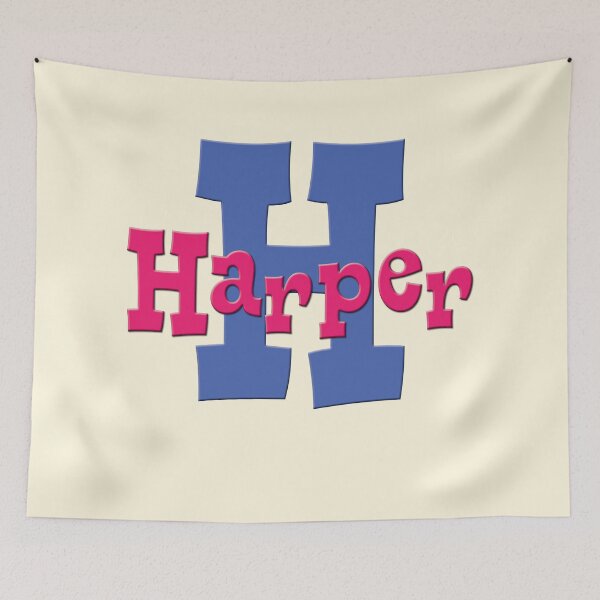 Item preview, H is for Harper, Girl's/Woman's Name and Initial  designed and sold by CharlottePlaceArt.