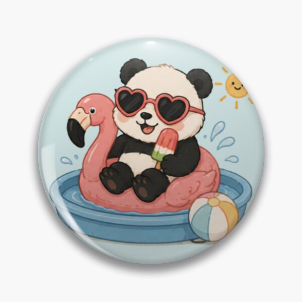Item preview, Cute Summertime Giant Panda designed and sold by MellowMunchkins.
