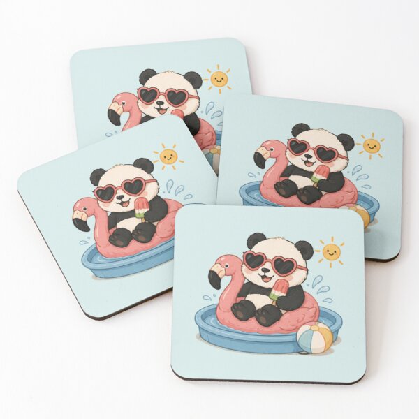 Item preview, Cute Summertime Giant Panda designed and sold by MellowMunchkins.