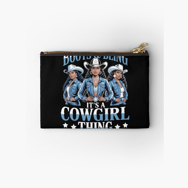 Item preview, Boots & Bling its a Cowgirl Thing Black Cowgirl Melanin designed and sold by sailorjessiArt.