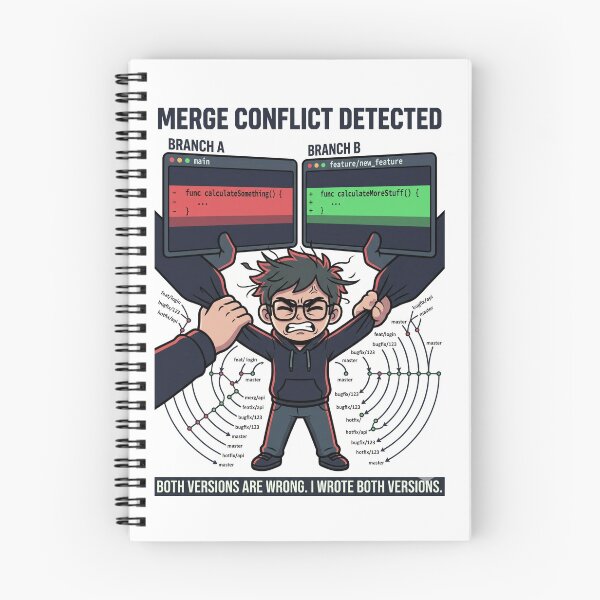 Item preview, Merge Conflict Detected designed and sold by IntrovertEngineer11.