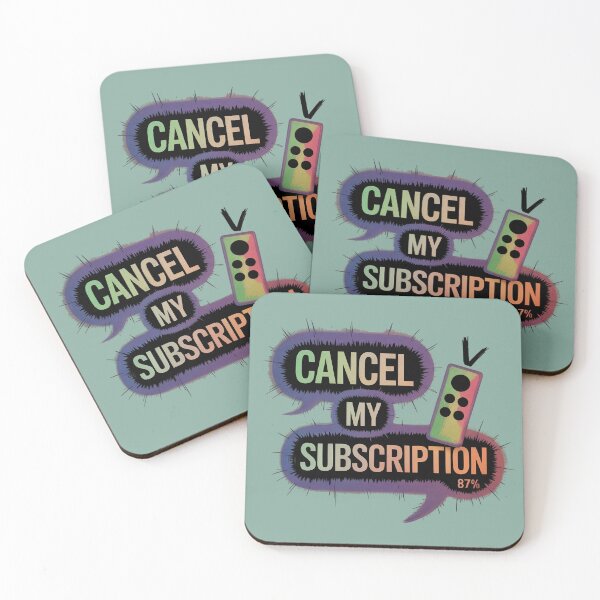 Item preview,  Cancel Subscription Grunge Rant designed and sold by JebliDesign.
