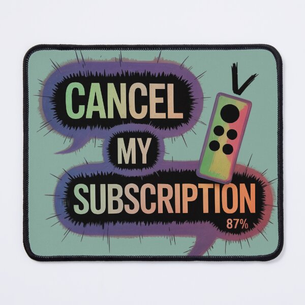 Item preview,  Cancel Subscription Grunge Rant designed and sold by JebliDesign.