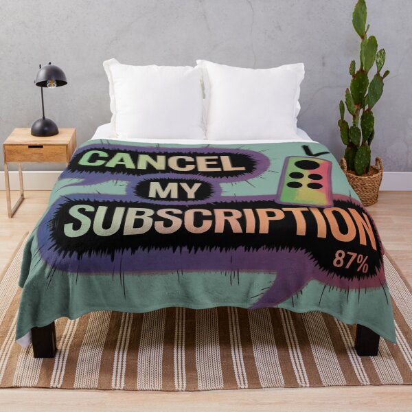 Item preview,  Cancel Subscription Grunge Rant designed and sold by JebliDesign.