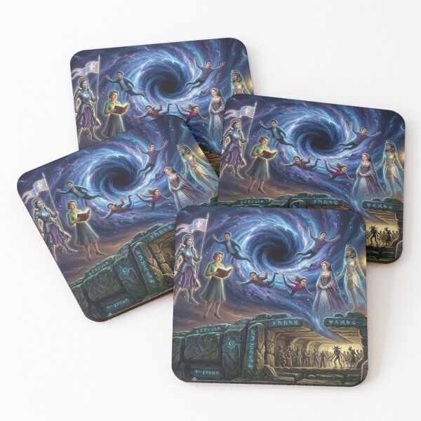 Item preview, Black Hole Galaxy Alien Abduction: Famous Public Figures designed and sold by Uniqueartai.