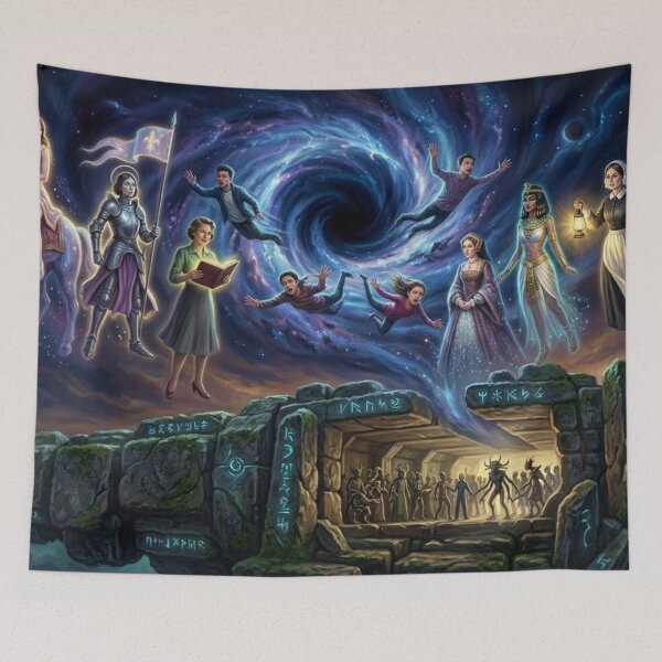 Item preview, Black Hole Galaxy Alien Abduction: Famous Public Figures designed and sold by Uniqueartai.