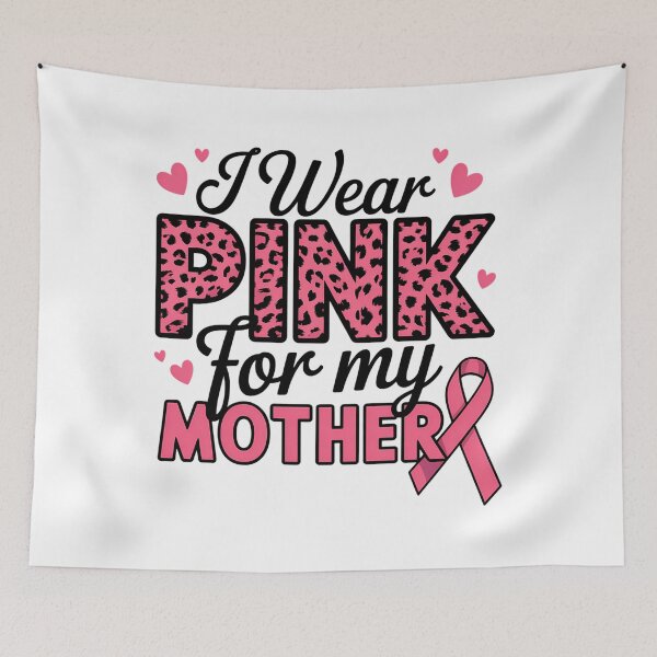 Item preview, I We Wear Pink For My Family Breast Cancer Pink Ribbon MOTHER designed and sold by SapfireStuArt.