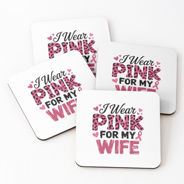 Item preview, I We Wear Pink For My Family Breast Cancer Pink Ribbon WIFE designed and sold by SapfireStuArt.