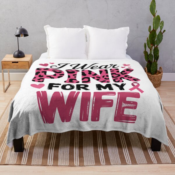 Item preview, I We Wear Pink For My Family Breast Cancer Pink Ribbon WIFE designed and sold by SapfireStuArt.
