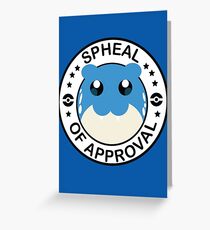 Spheal of Approval Greeting Card