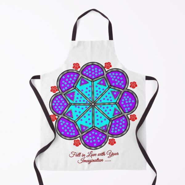 Item preview, Fall in Love with Your Imagination | Floral Geometric Mandala Art designed and sold by Meiguilin.