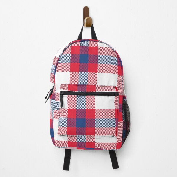 Item preview, Seamless Plaid Tartan Pattern in Classic Red and Blue Tones designed and sold by PowerAntShop.