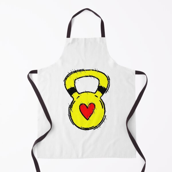 Item preview, Kettlebell Heart Gym Kettlebell Love Fitness Glitch designed and sold by AstronautMerch.