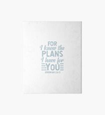 Jeremiah 29:11 (Blue) Art Board