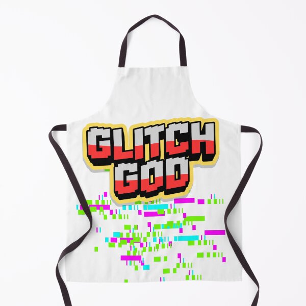 Item preview, Glitch God Retro Pixel Art Gaming T-Shirt designed and sold by GraphixByHub.