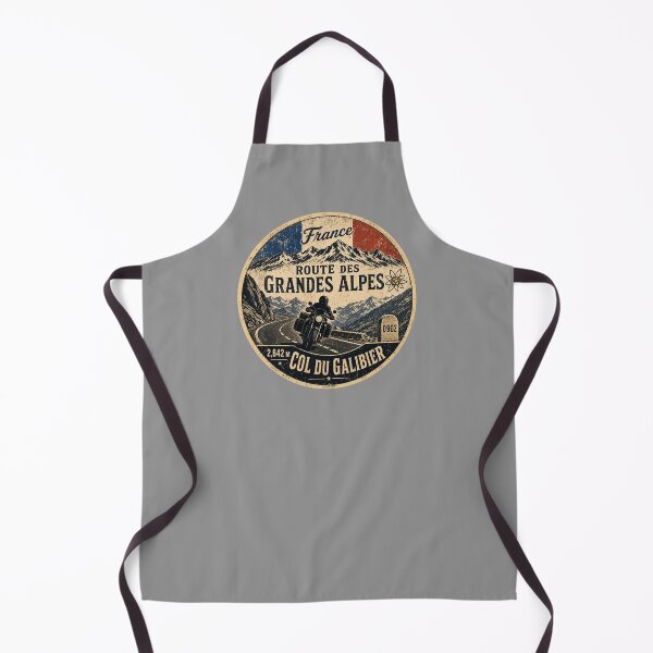 Item preview, Col du Galibier France Route des Grandes Alpes Motorcycle TShirt & Sticker 08 designed and sold by OuterShellUK.