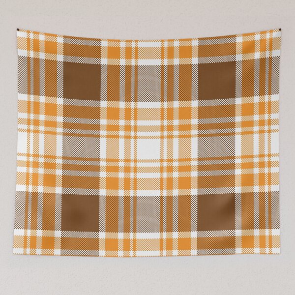 Item preview, Seamless Plaid Tartan Pattern in Rich Brown and Gold Tones designed and sold by PowerAntShop.