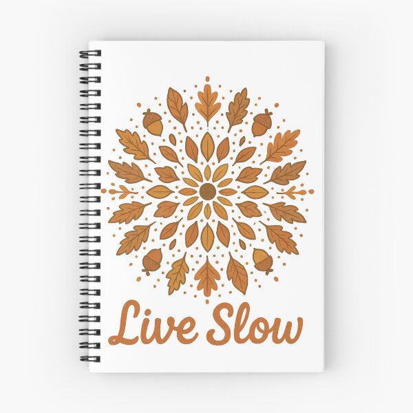 Item preview, Live Slow Autumn Mandala designed and sold by Velvet-motive.